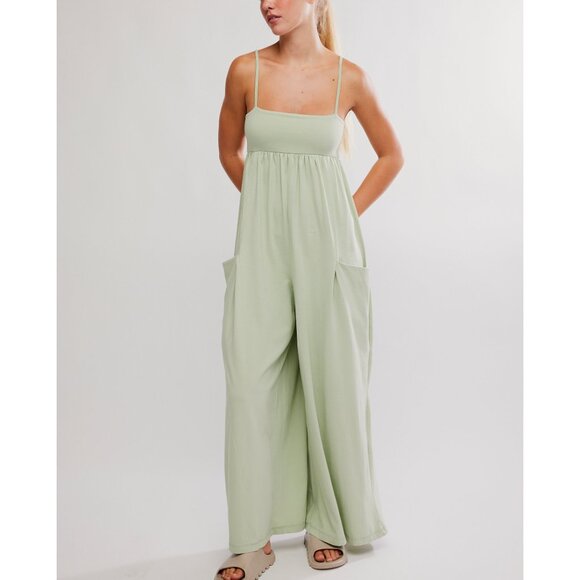 FP MOVEMENT Hot Shot Strappy Onesie / Green Tea - Picture 5 of 10